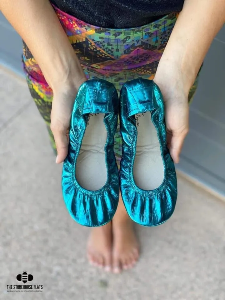 Teal Zeal Crocs