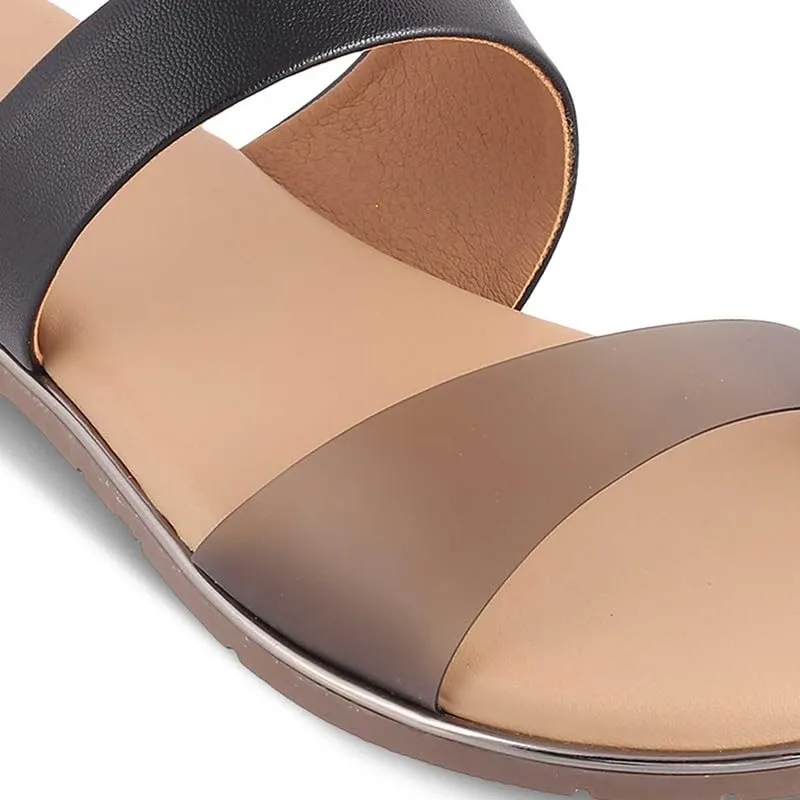 tresmode 240-SLINE BLACK SMART CASUAL FLATS EU/36 UK/3