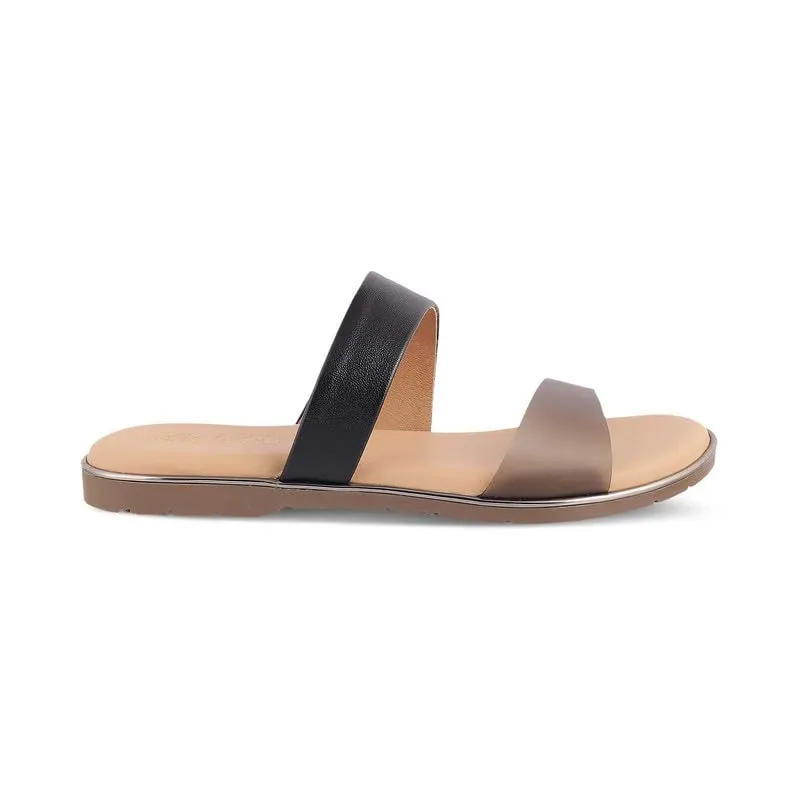 tresmode 240-SLINE BLACK SMART CASUAL FLATS EU/36 UK/3