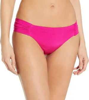 Trina Turk Women's Shirred Side Hipster Pant Bikini Swimsuit Bottom
