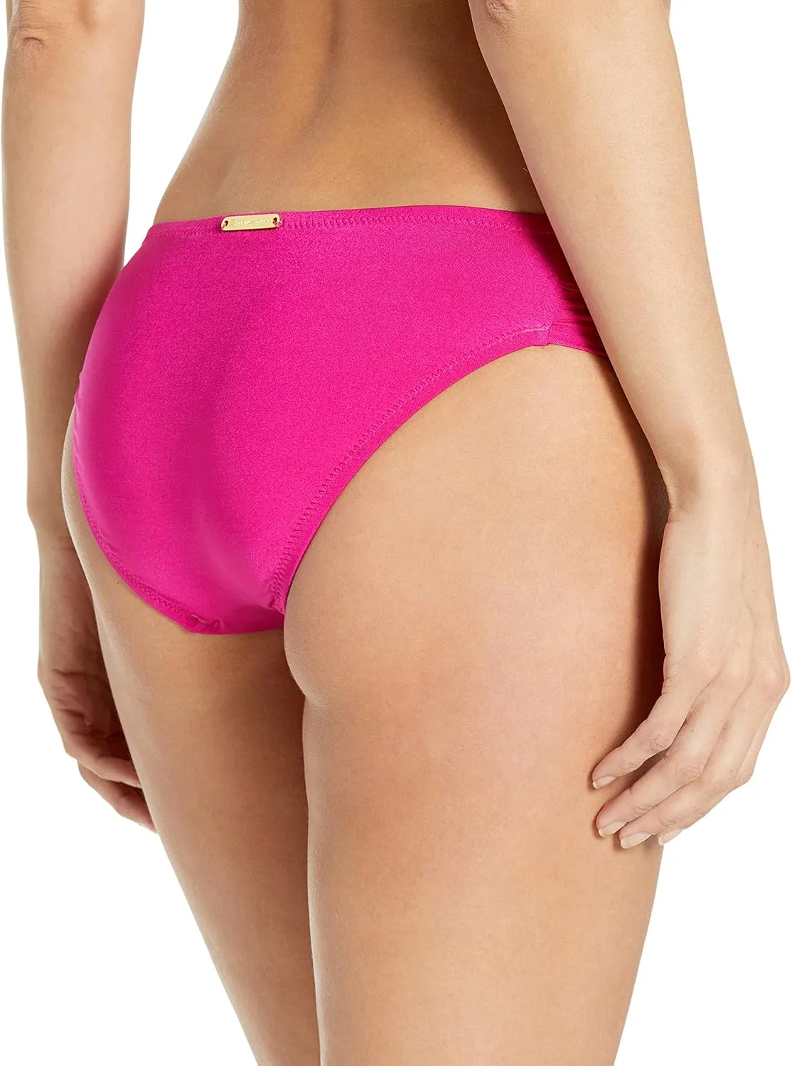 Trina Turk Women's Shirred Side Hipster Pant Bikini Swimsuit Bottom