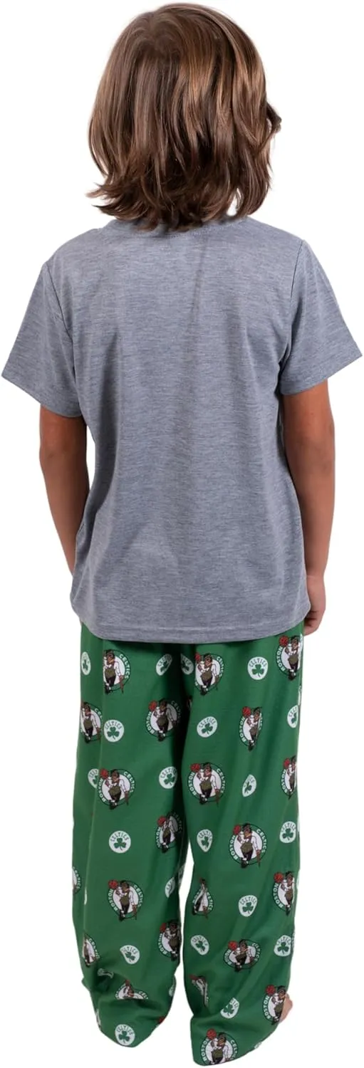 Ultra Game Youth NBA Official 2 Piece T-Shirt & Lounge Pants Pajama Set