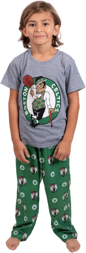 Ultra Game Youth NBA Official 2 Piece T-Shirt & Lounge Pants Pajama Set