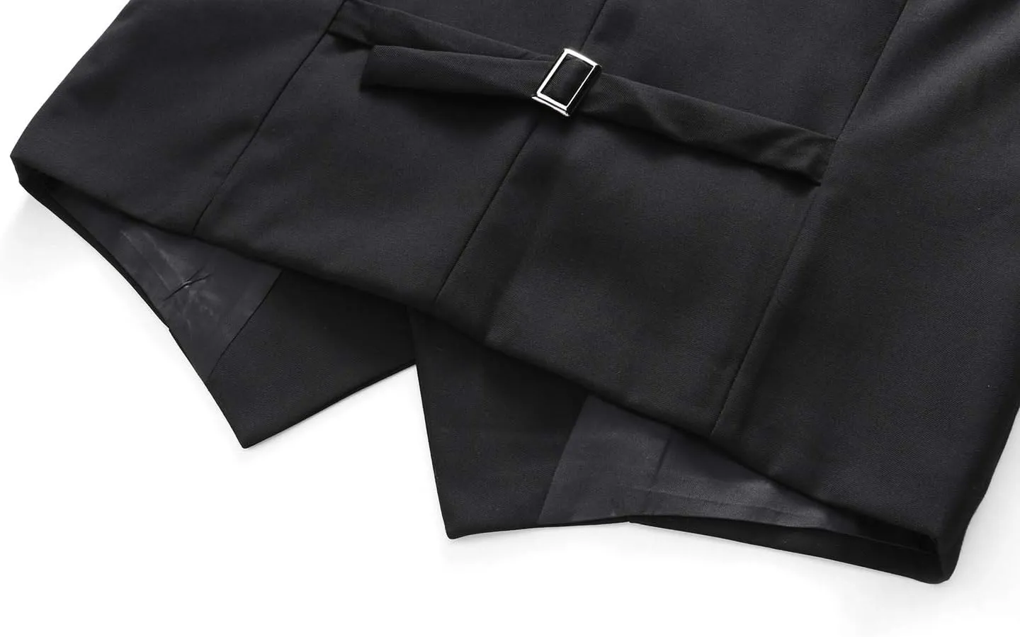 UNINUKOO Mens Suit Vest Slim Fit Formal Dress Casual Waistcoat Four Buttons Tuxedo Suit Vest