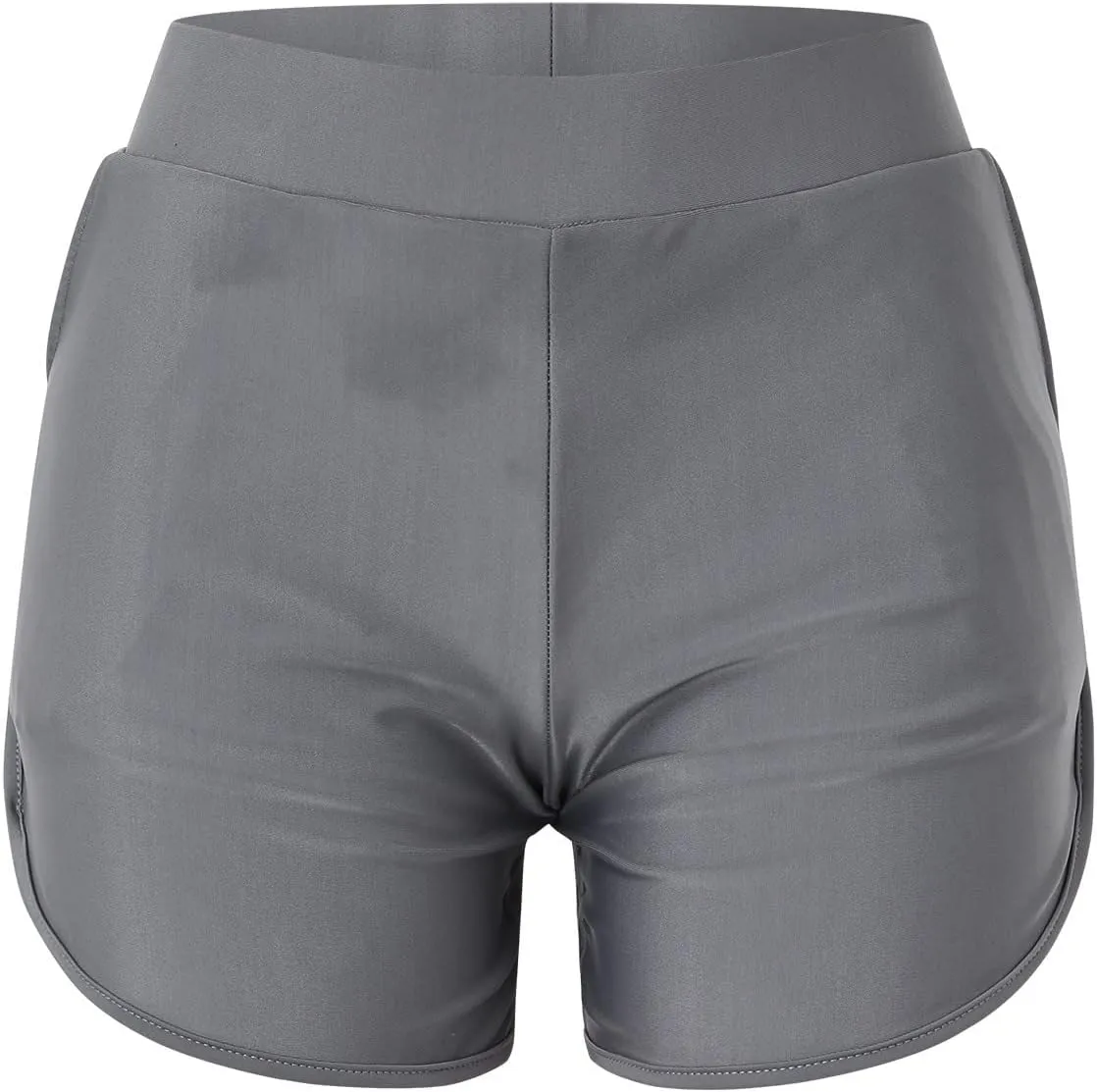 Women's 3"/5" High Waisted Swim Board Shorts Quick Dry Swimsuits Bottoms Trunks with Pockets