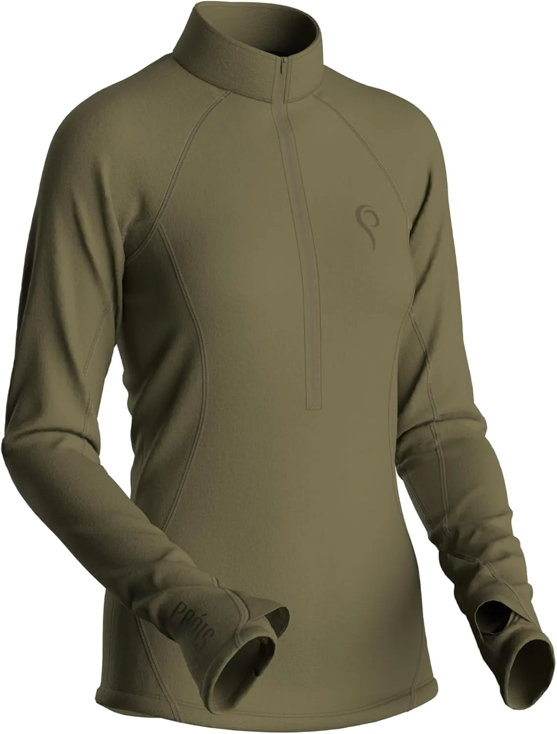 Womens Olann Merino Half Zip Shirt - Quick Dry Hunting Tops for Women