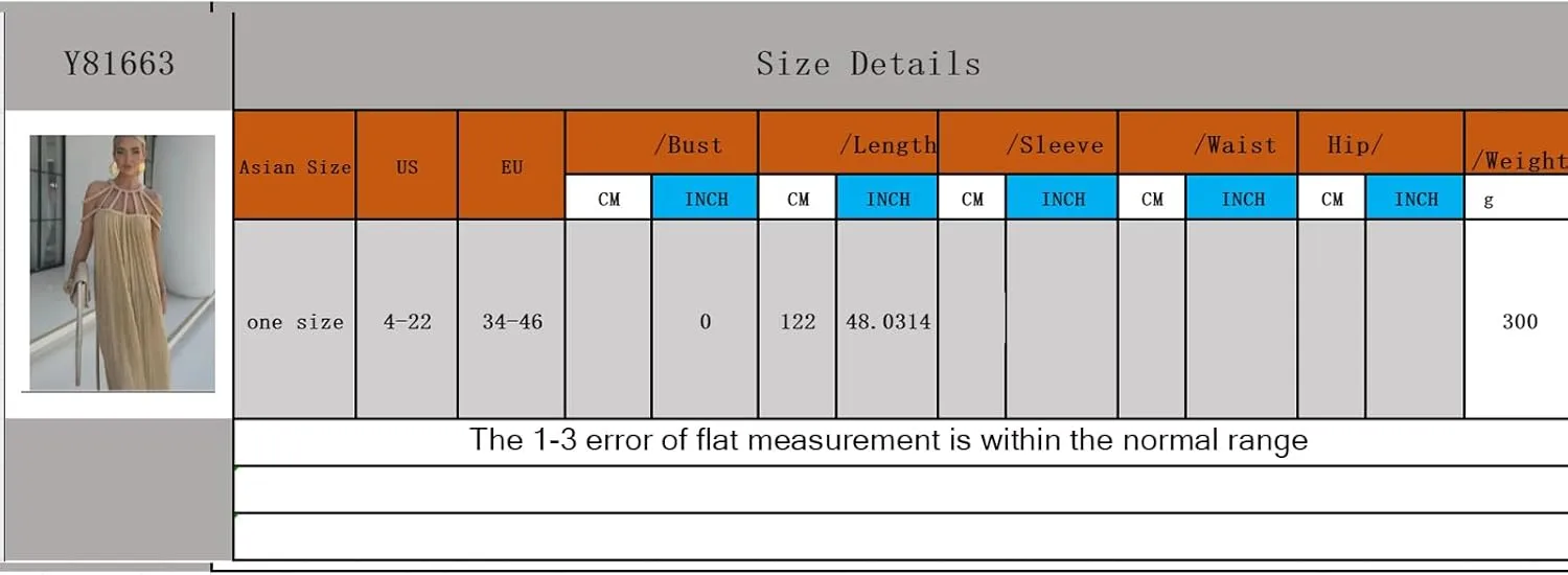 Women's Sexy Spaghetti Strap Backless Maxi Dress Summer Loose Fit Cocktail Party Formal Halter Long Dress Vacation Dress