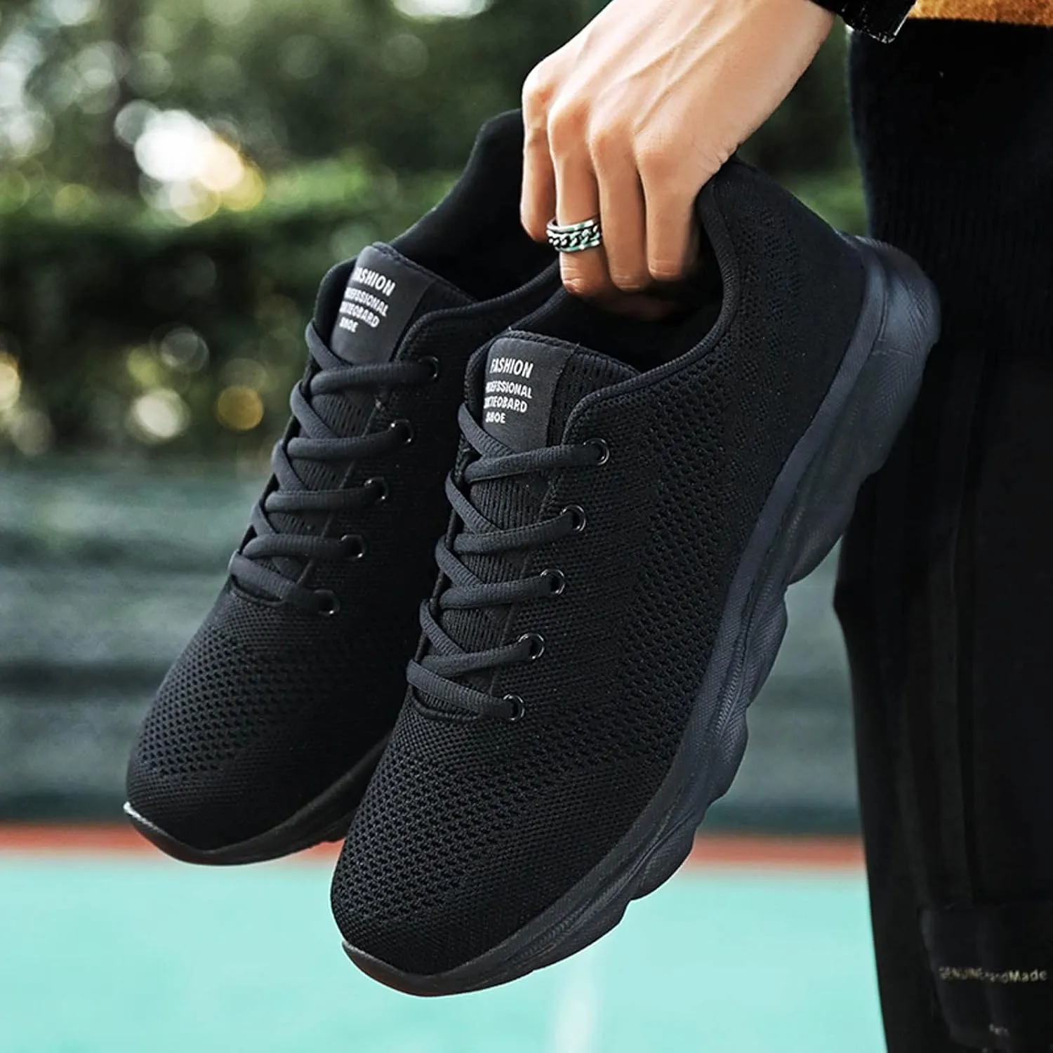 Womens Walking Shoes Lace Up Lightweight Memory Foam Cheer Mens Running Shoes Wide Casual Dress Shoes Chunky Sneakers Platform Tennis Shoe Cross Trainer Shoe