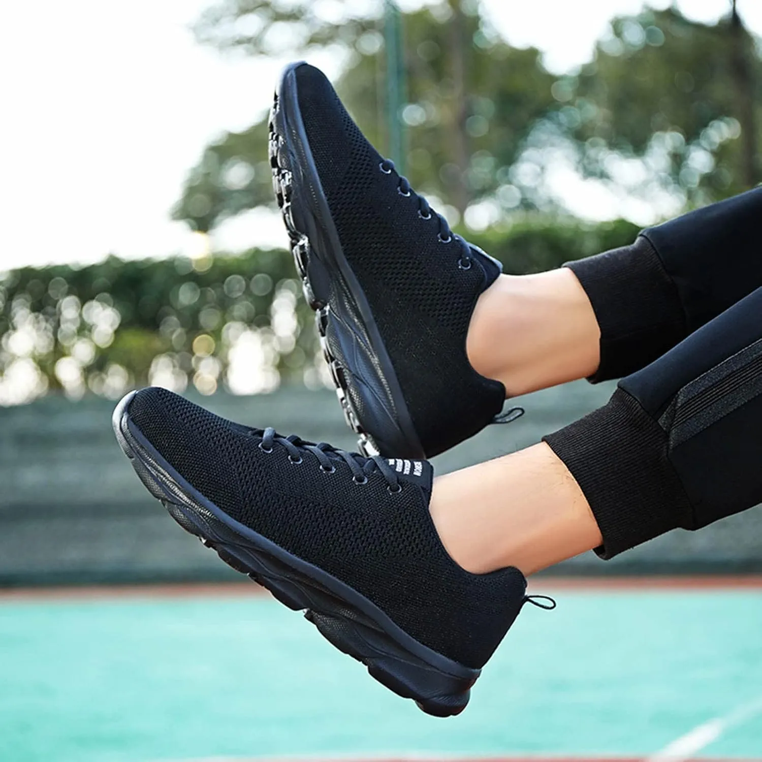 Womens Walking Shoes Lace Up Lightweight Memory Foam Cheer Mens Running Shoes Wide Casual Dress Shoes Chunky Sneakers Platform Tennis Shoe Cross Trainer Shoe