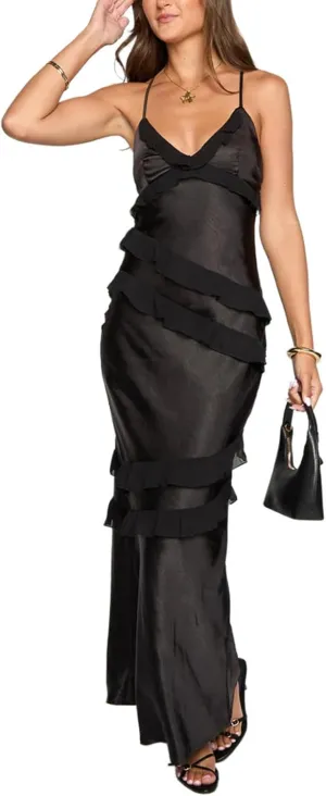 Y2k Women Boho Floral Maxi Dress Flower Ruffle Sexy Backless Sleeveless Flowy Tiered Long Sundress Summer Party