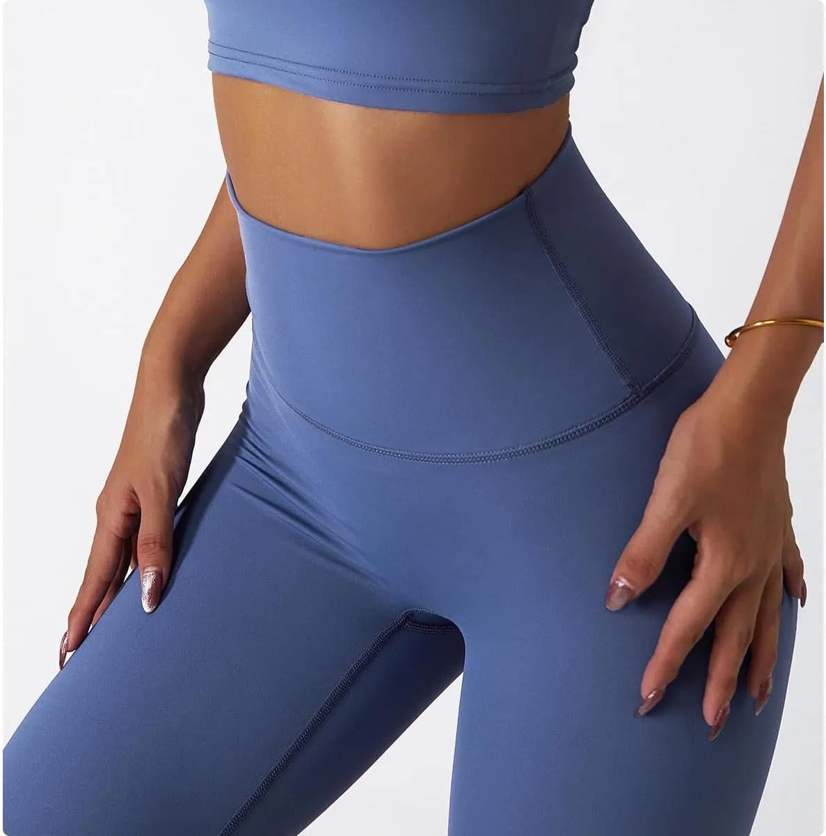 Yknktstc Womens Two Piece Tracksuit Set Long Sleeve Zipper Jacket with Athletic High Waist Leggings Workout Outfit
